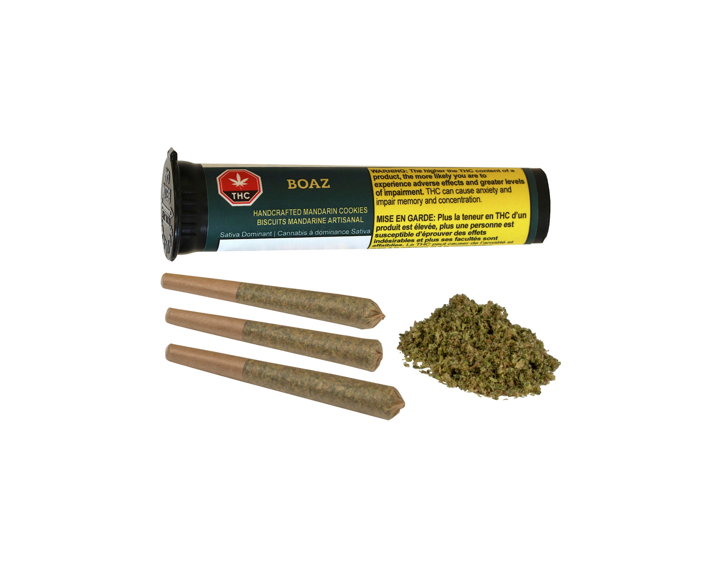 BOAZ MANDARIN COOKIES (S) PRE-ROLL - 0.5G X 3