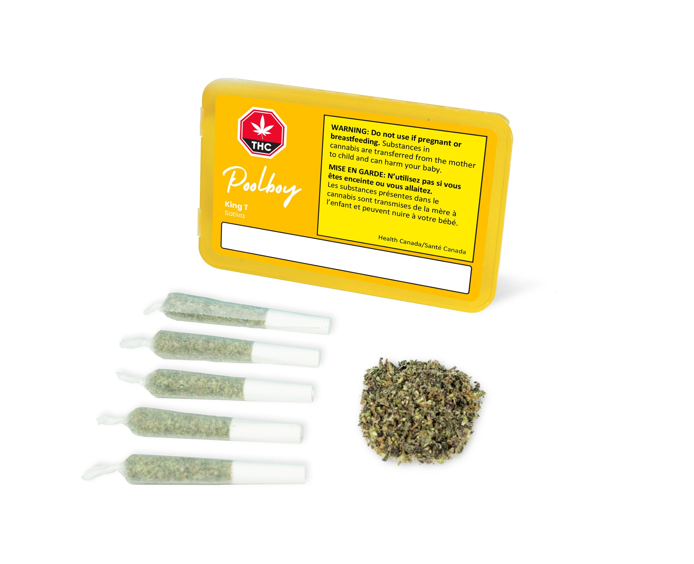 POOLBOY KING T (S) PRE-ROLL - 0.35G X 5