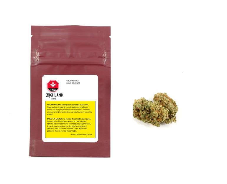 HIGHLAND GROW CHERRY BURST (H) DRIED - 3.5G