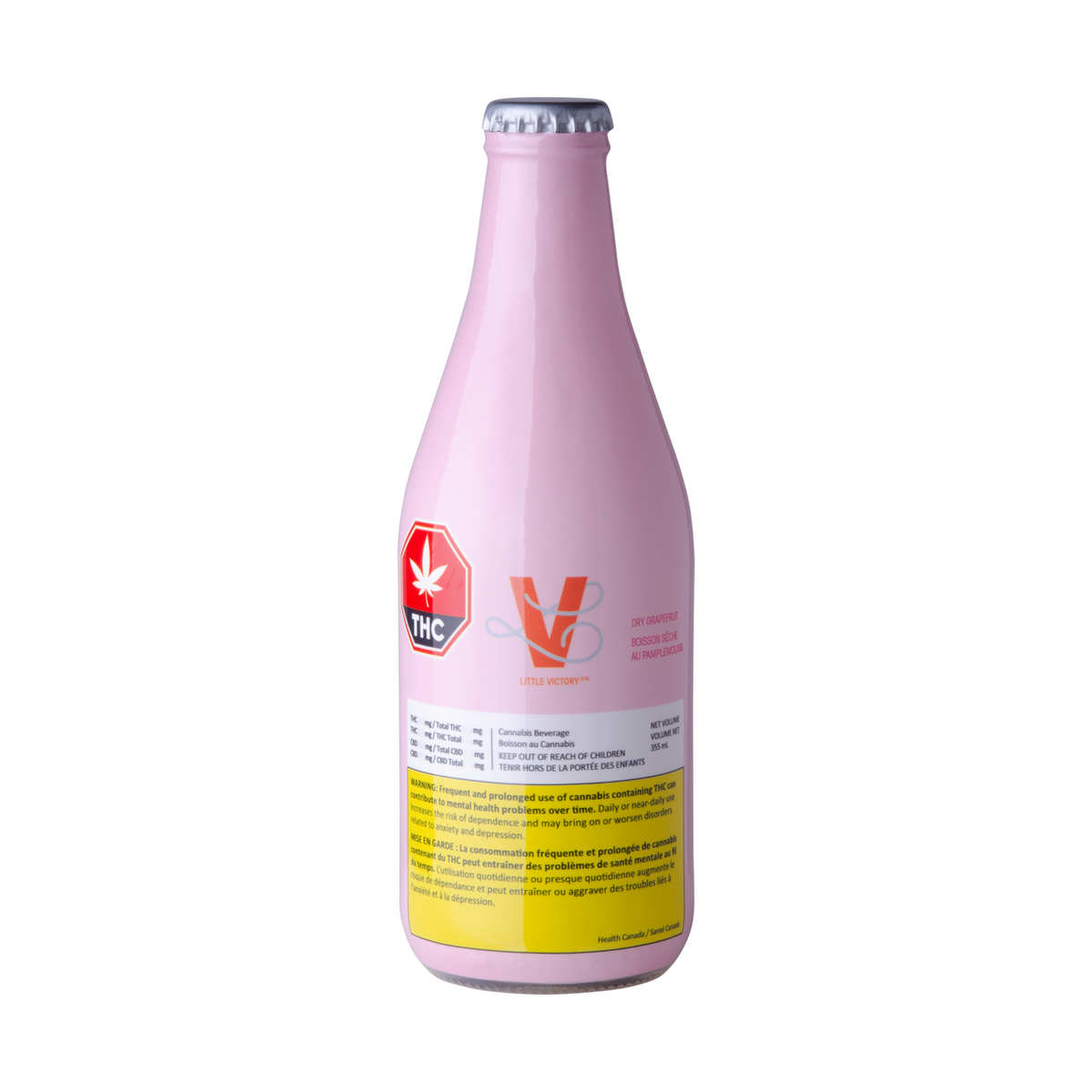 LITTLE VICTORY GFRUIT (H) BEV - 2.5MG THC : 2.5MG CBD