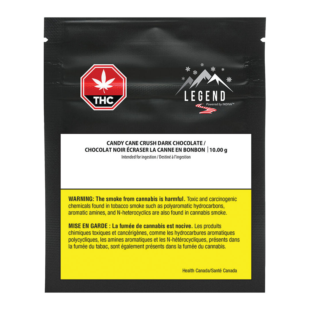 LEGEND CANDY CANE CRUSH DARK (H) CHOC - 2.5MG THC X 4