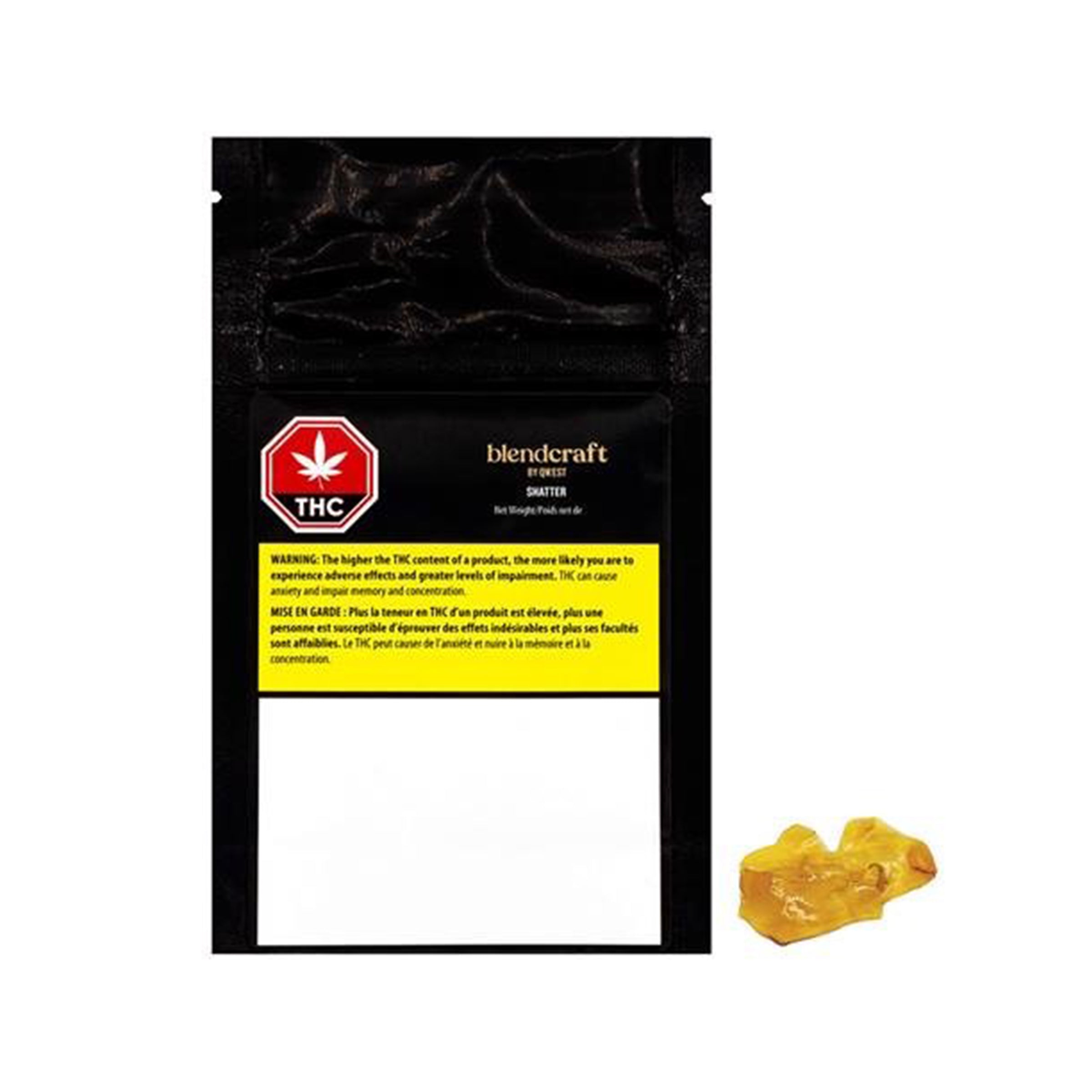 BLENDCRAFT INDICA (IND) SHATTER - 0.5G