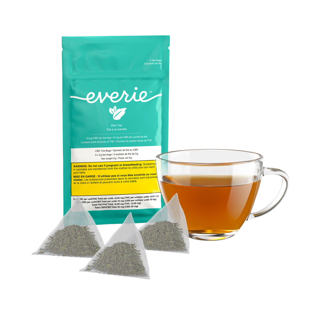 EVERIE MINT TEA (H) TEA BAGS - 10MG CBD X 3