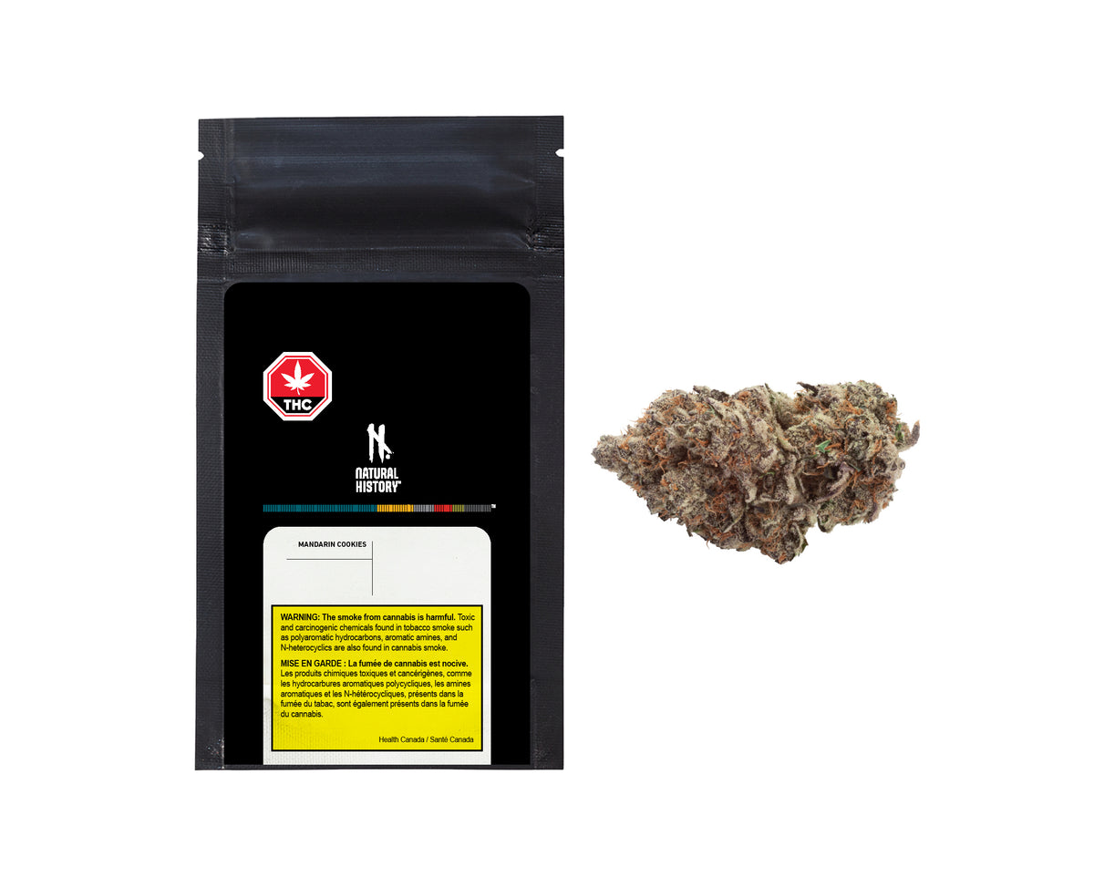 NATURAL HISTORY MANDARIN COOKIES (H) DRIED - 3.5G