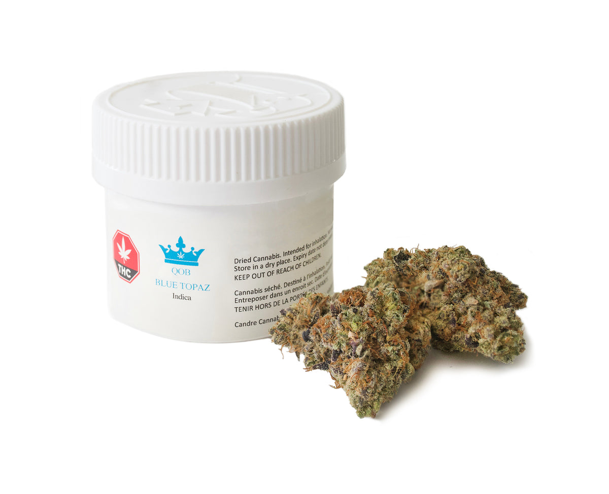 QOB BLUE TOPAZ SLURRICANE (IND) DRIED - 3.5G