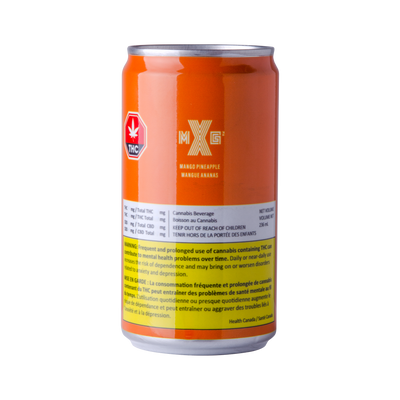 XMG MANGO PINEAPPLE SPARKLING (H) BEV - 10MG THC X 236ML