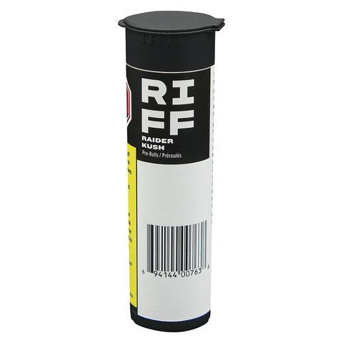 RIFF RAIDER KUSH (IND) PRE-ROLL - 0.5G X 7