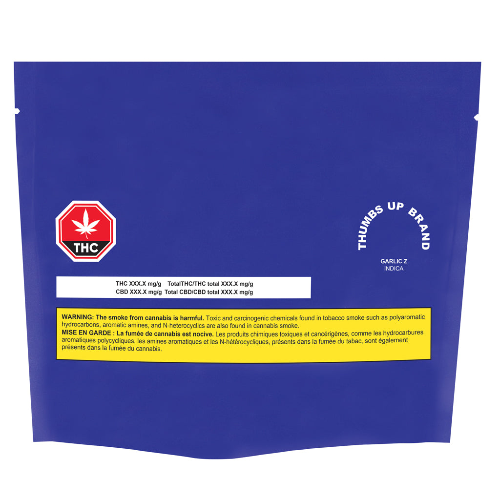 THUMBS UP GARLIC Z (IND) DRIED - 3.5G