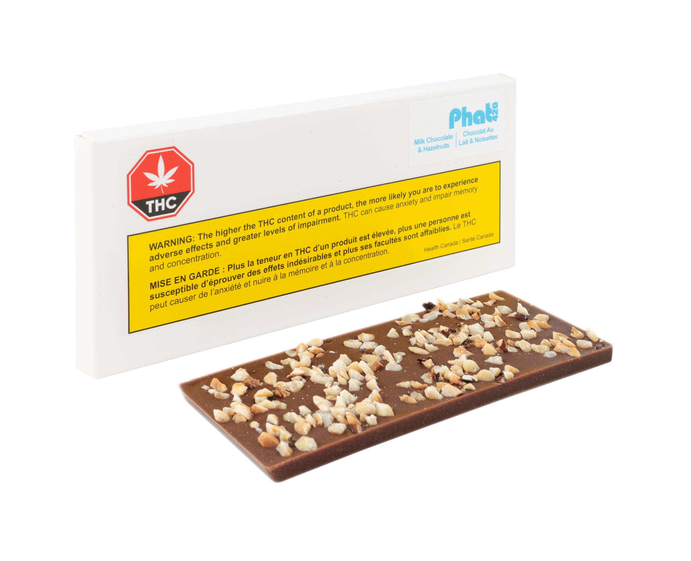 PHAT420 MILK CHOCOLATE W/ HAZELNUTS (H) CHOC - 10MG THC