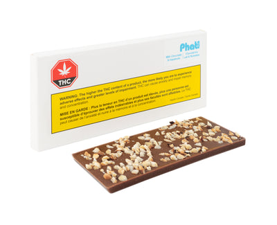 PHAT420 MILK CHOCOLATE W/ HAZELNUTS (H) CHOC - 10MG THC