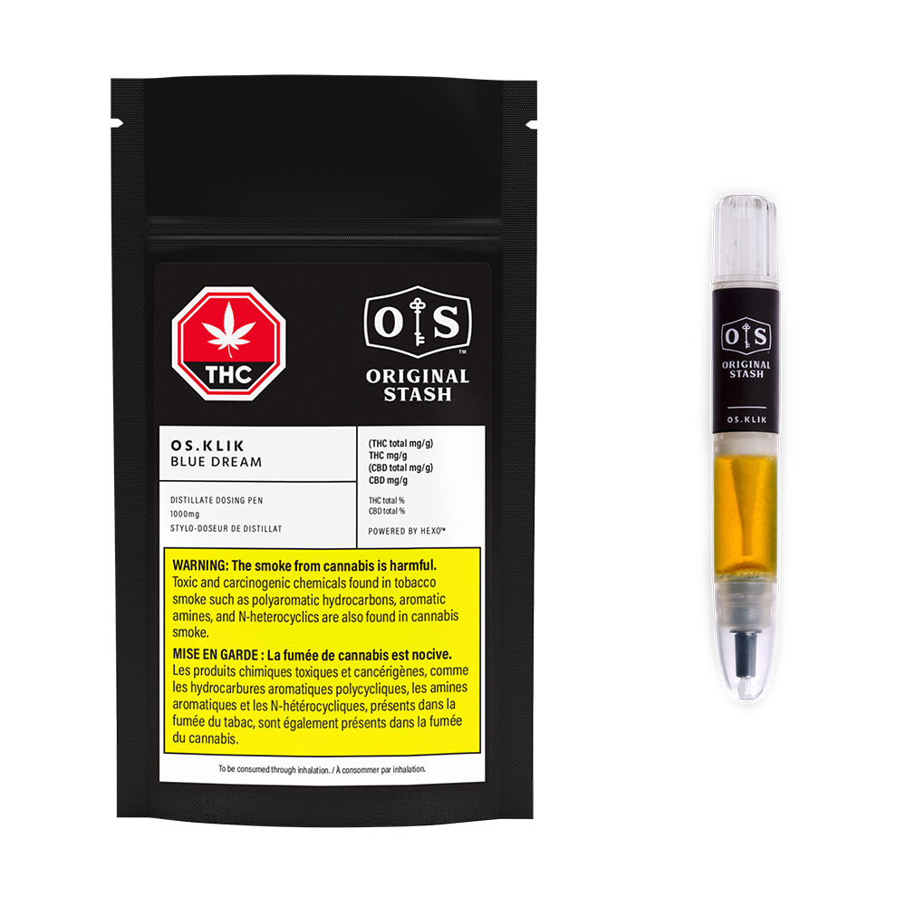 ORIGINAL STASH OS.KLIK BLUE DREAM (H) DISTILLATE 0.25MG X 40