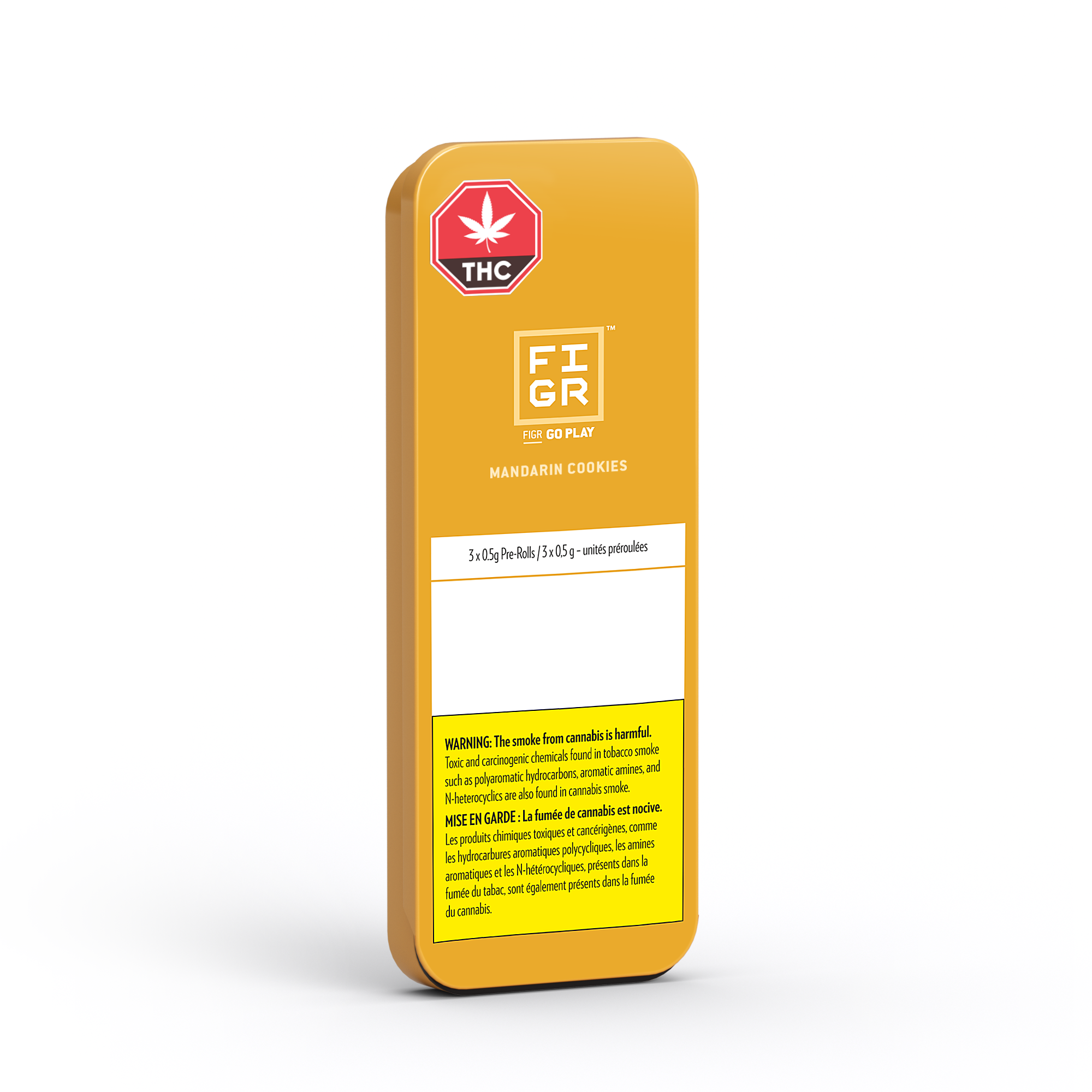 FIGR GO PLAY MANDARIN COOKIES (S) PRE-ROLL - 0.5G X 3