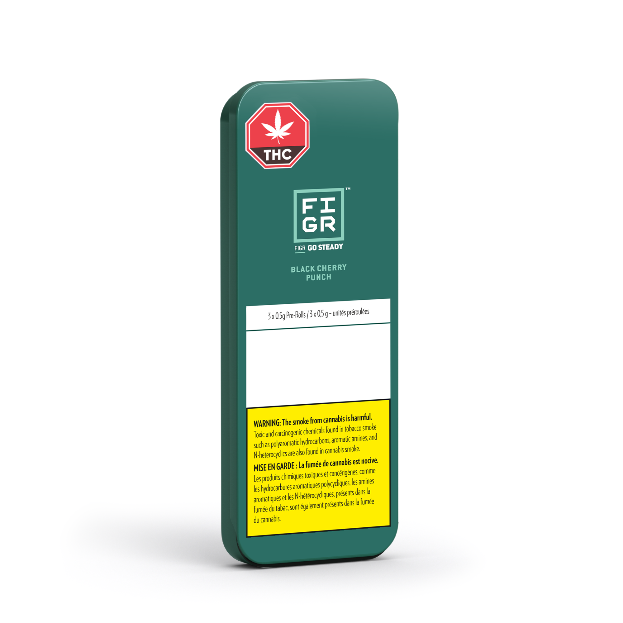 FIGR GO STEADY BLACK CHERRY PUNCH (IND) PRE-ROLL - 0.5G X 3