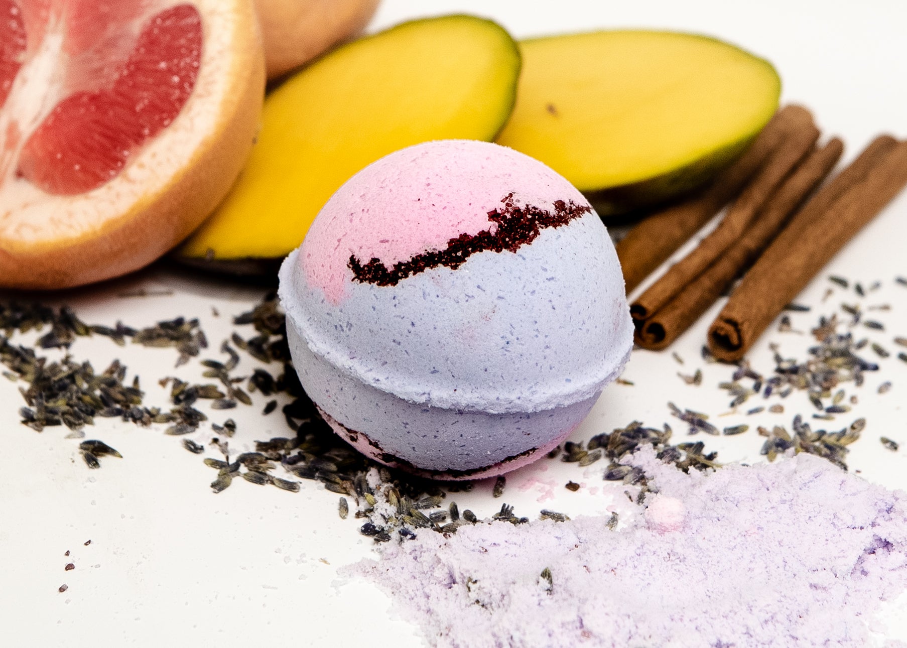 STEWART FARMS BUBBA KUSH (H) BATH BOMB - 50MG THC: 50MG CBD