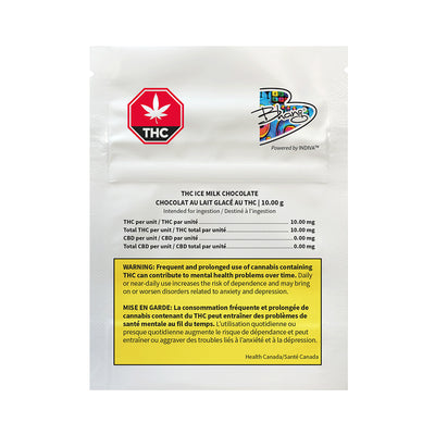 BHANG ICE MILK CHOCOLATE (H) CHOC - 2.5MG X 4
