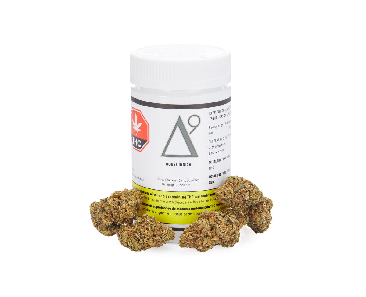 DELTA 9 HOUSE INDICA (IND) DRIED - 7G