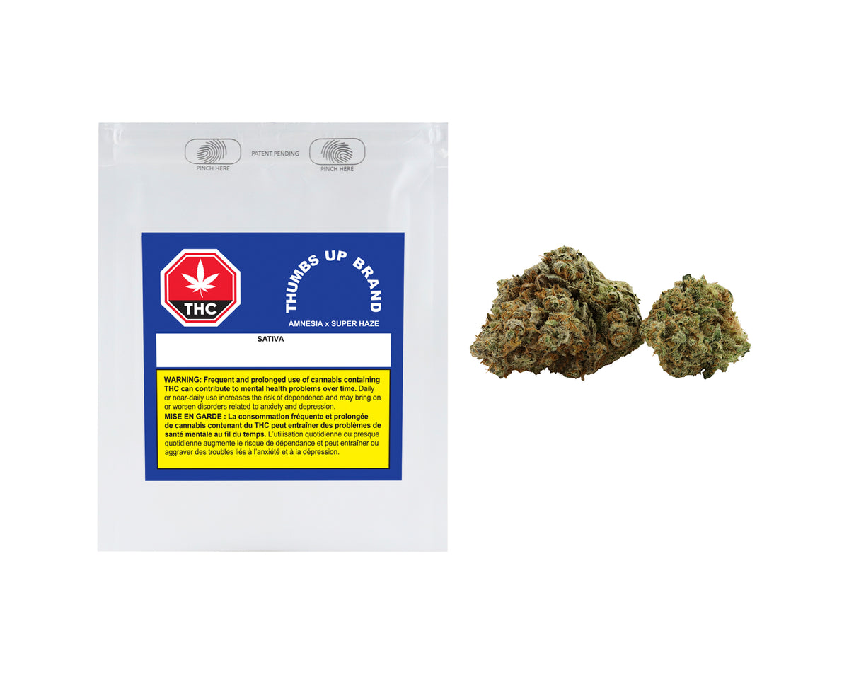 THUMBS UP AMNESIA X SUPER HAZE (S) DRIED - 3.5G