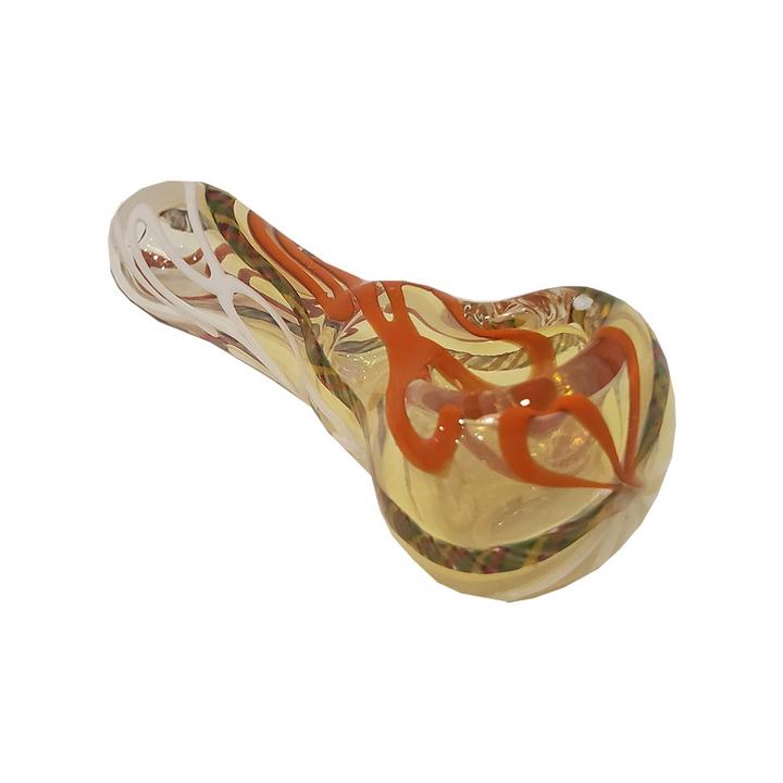 CHEVRON GLASS PIPE