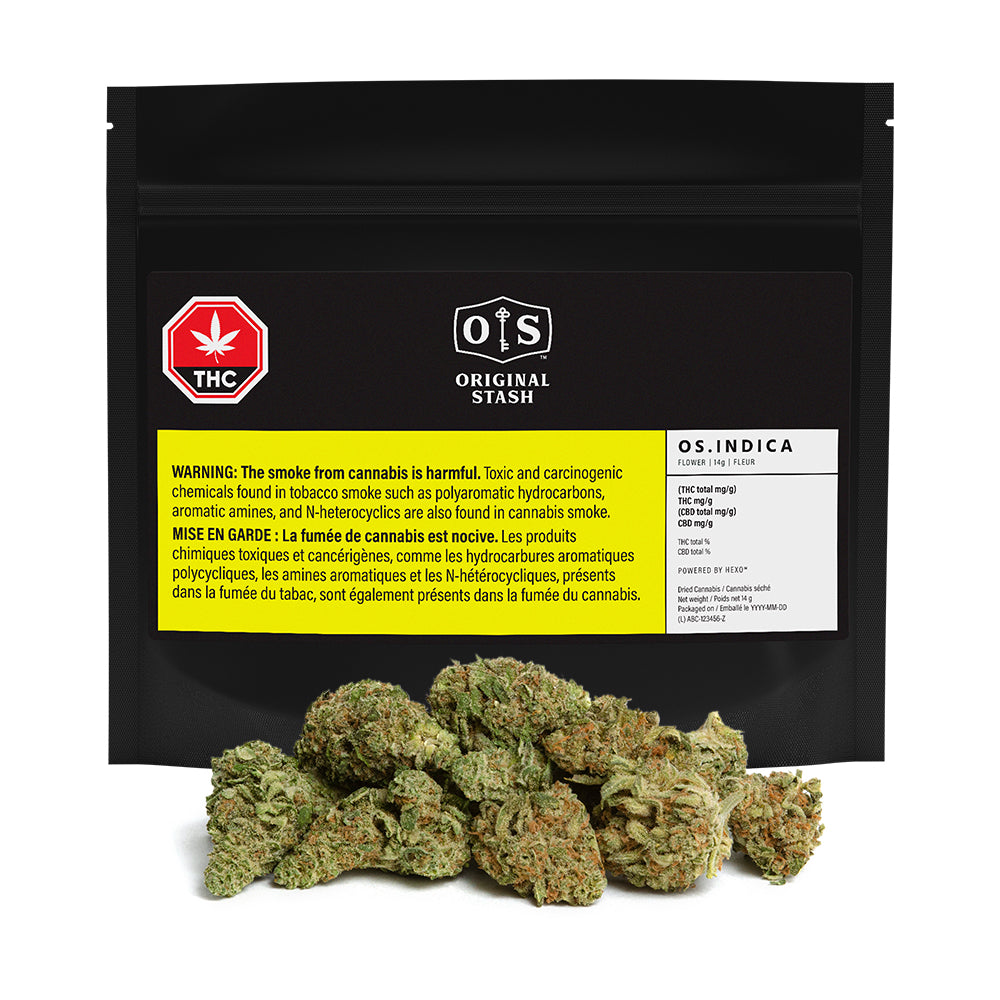 ORIGINAL STASH OS.INDICA (IND) DRIED - 14G