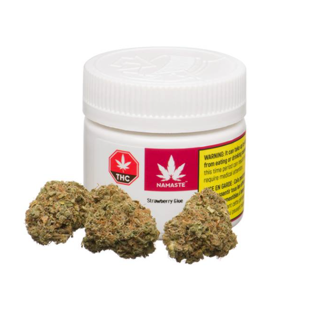 NAMASTE STRAWBERRY GLUE (IND) DRIED - 3.5G