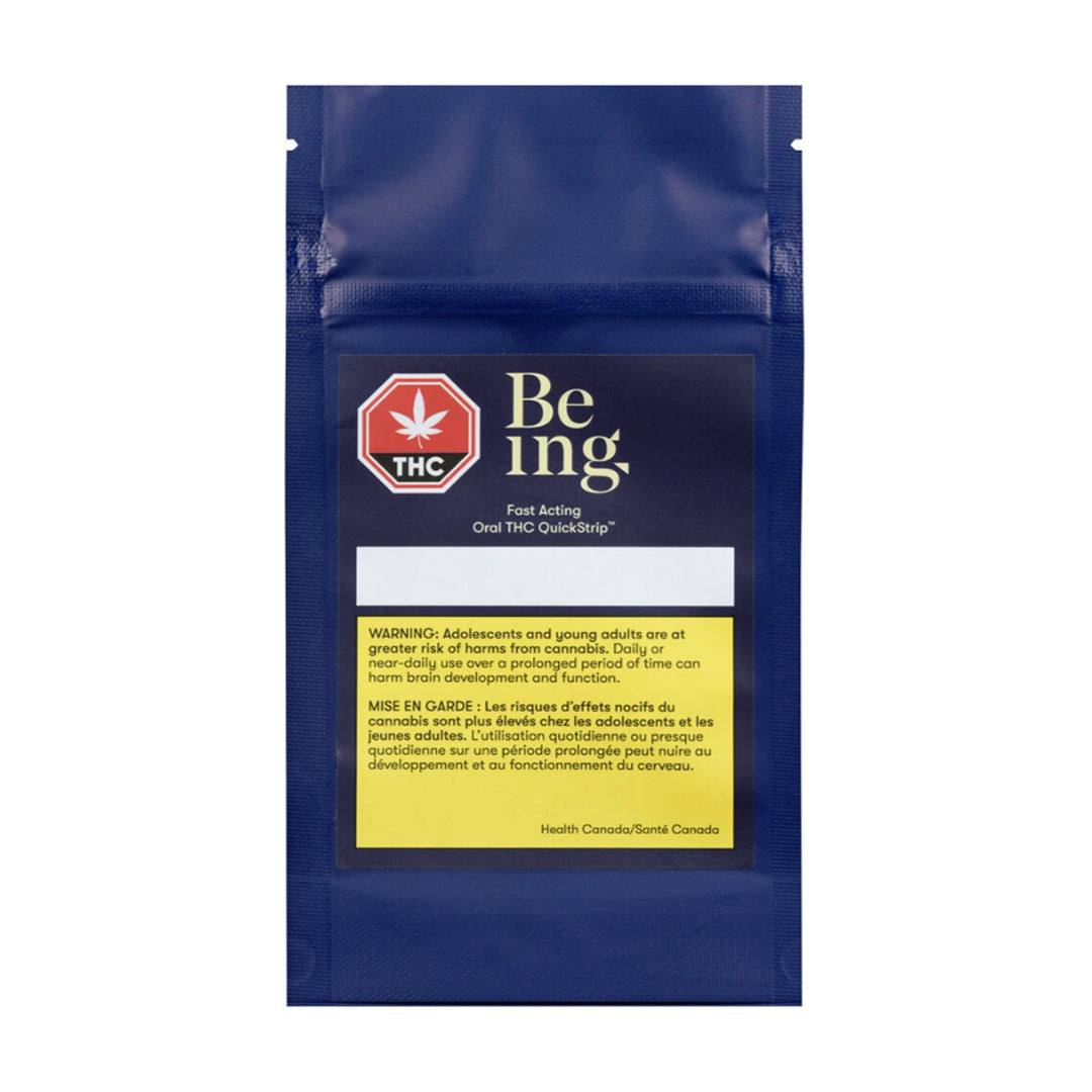 BEING FAST ACTING ORAL THC (H) STRIPS - 10MG X 10