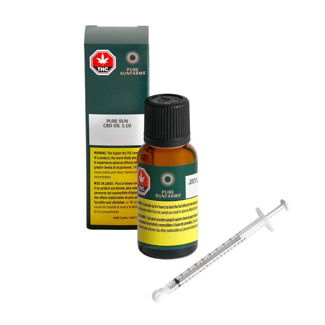 PURE SUNFARMS PURE SUN CBD 1:10 (H) OIL - 30ML