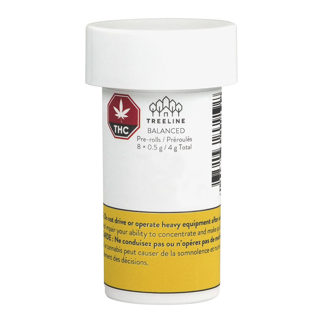 TREELINE BALANCED (H) PRE-ROLL - 0.5G X 8