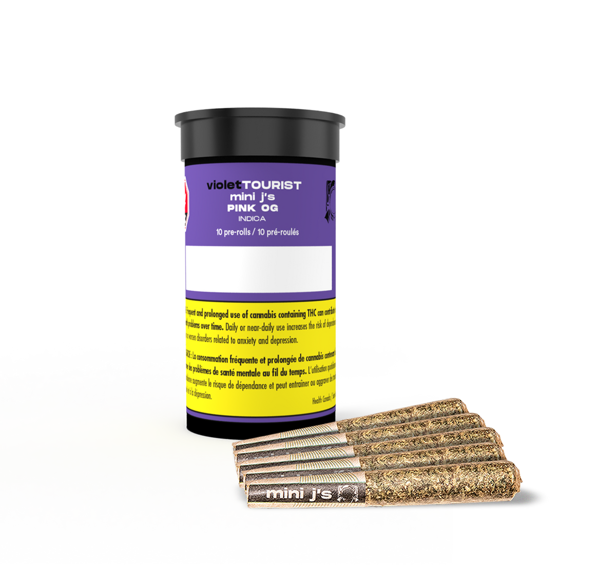 VIOLET TOURIST PINK OG (IND) PRE-ROLL - 0.35G X 10