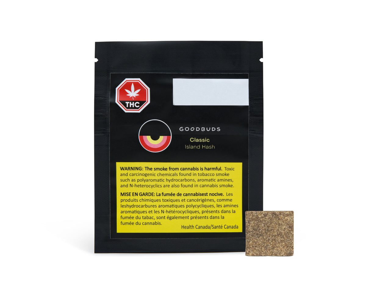 GOOD BUDS CLASSIC ISLAND HASH (H) BUBBLE HASH - 1G