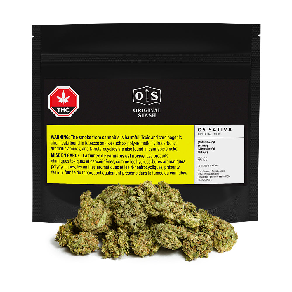 ORIGINAL STASH OS.SATIVA (S) DRIED - 14G