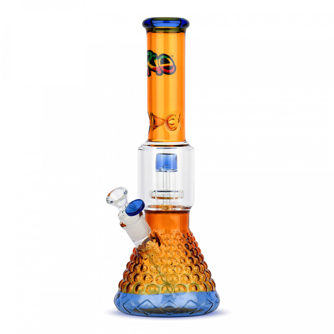 IRIE DUAL CHAMBER BEAKER TUBE W/ SHOWERHEAD PERC 13.5