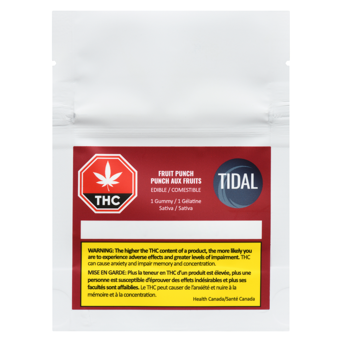 TIDAL FRUIT PUNCH (S) CHEW - 10MG X 1