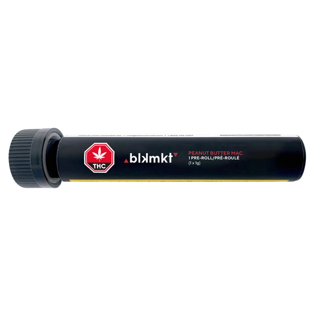 BLK MKT PEANUT BUTTER MAC (H) PRE-ROLL - 1G X 1