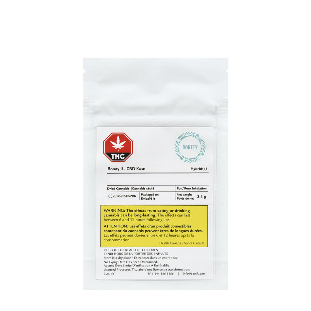 BONIFY CBD KUSH (IND) DRIED - 3.5G