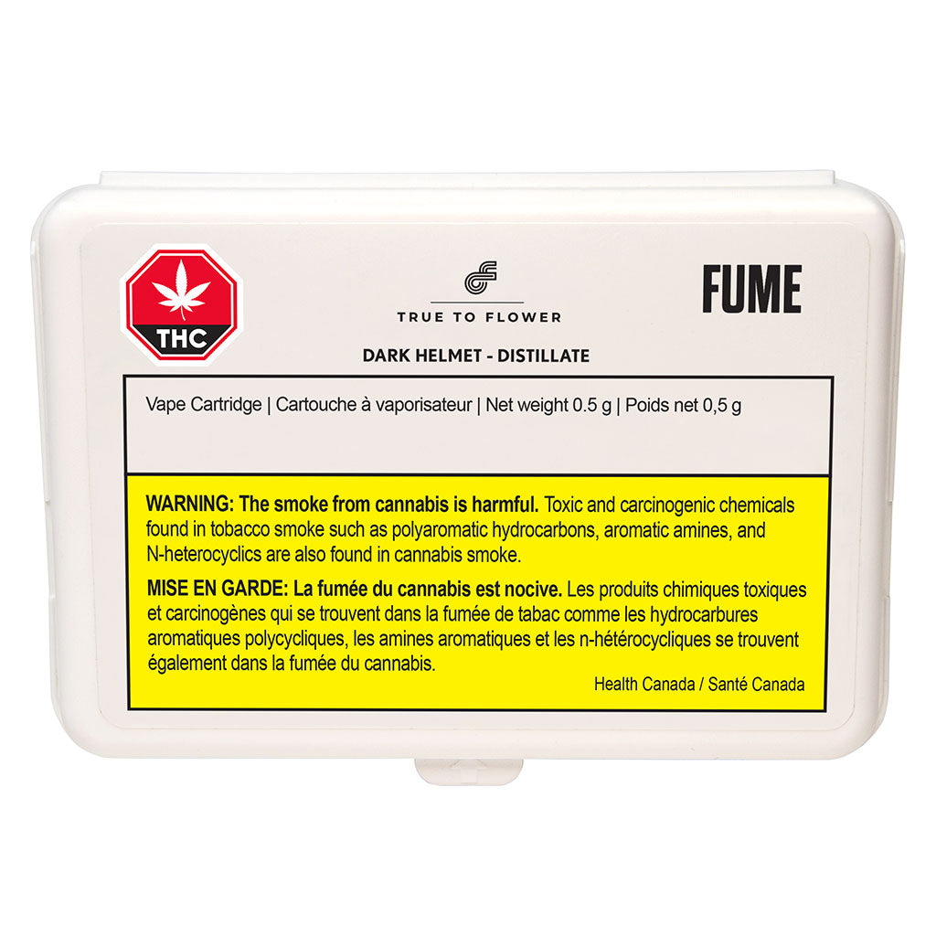 FUME TRUE TO FLOWER DARK HELMET (IND) 510 - 0.5G