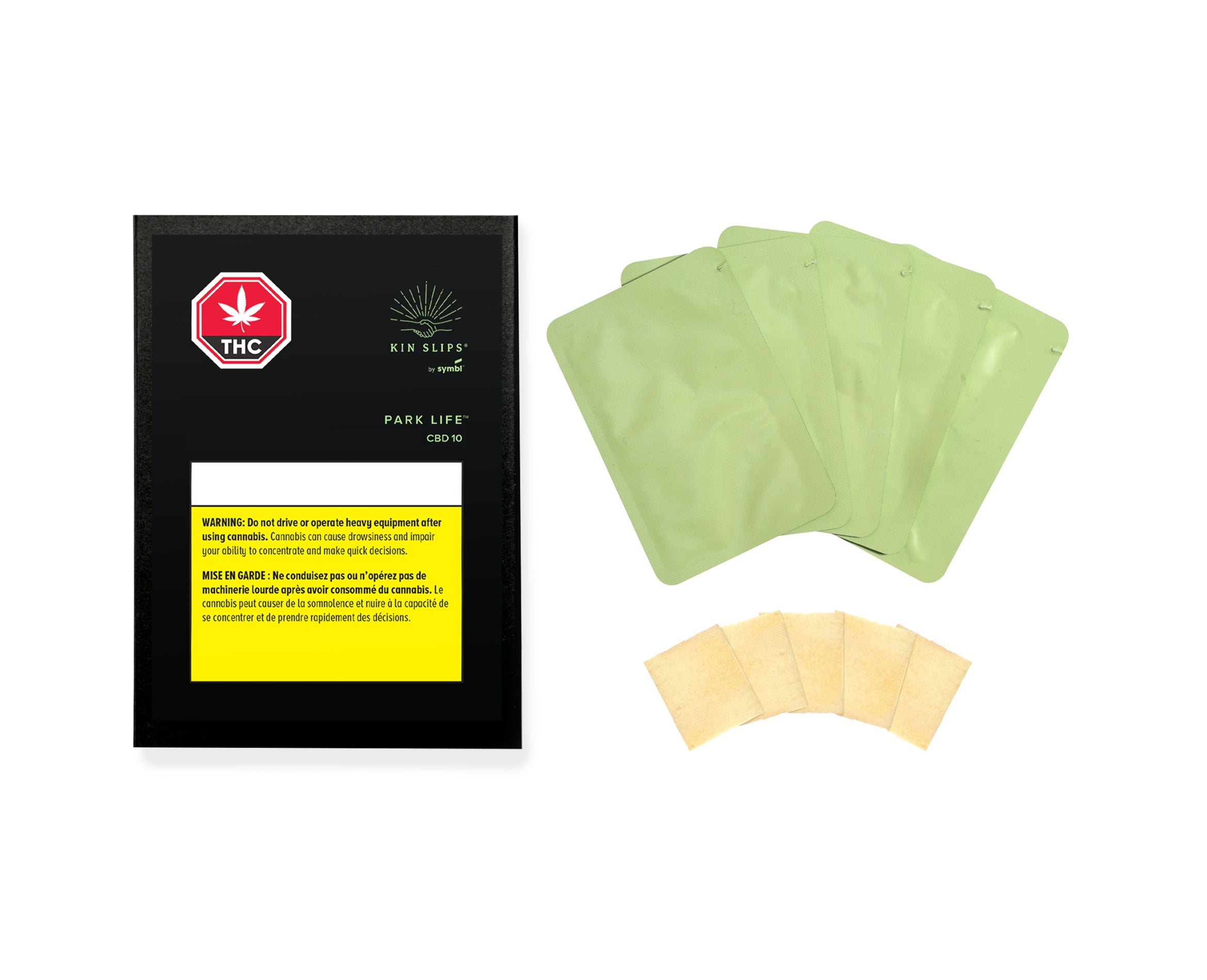 KIN SLIPS PARK LIFE CBD (H) STRIPS - 10MG CBD X 10