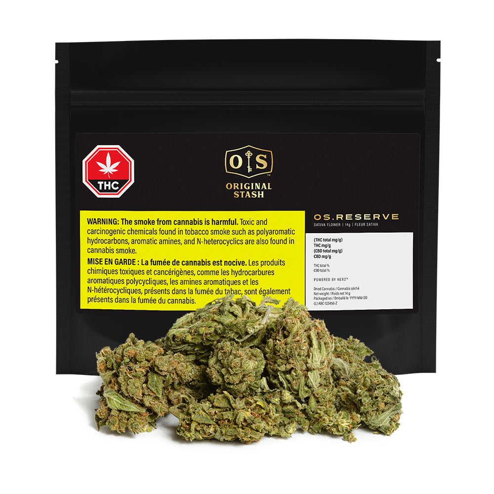 ORIGINAL STASH OS.RESERVE SATIVA (S) DRIED - 14G