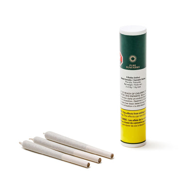 PURE SUNFARMS D BUBBA (IND) PRE-ROLL - 0.5G X 3