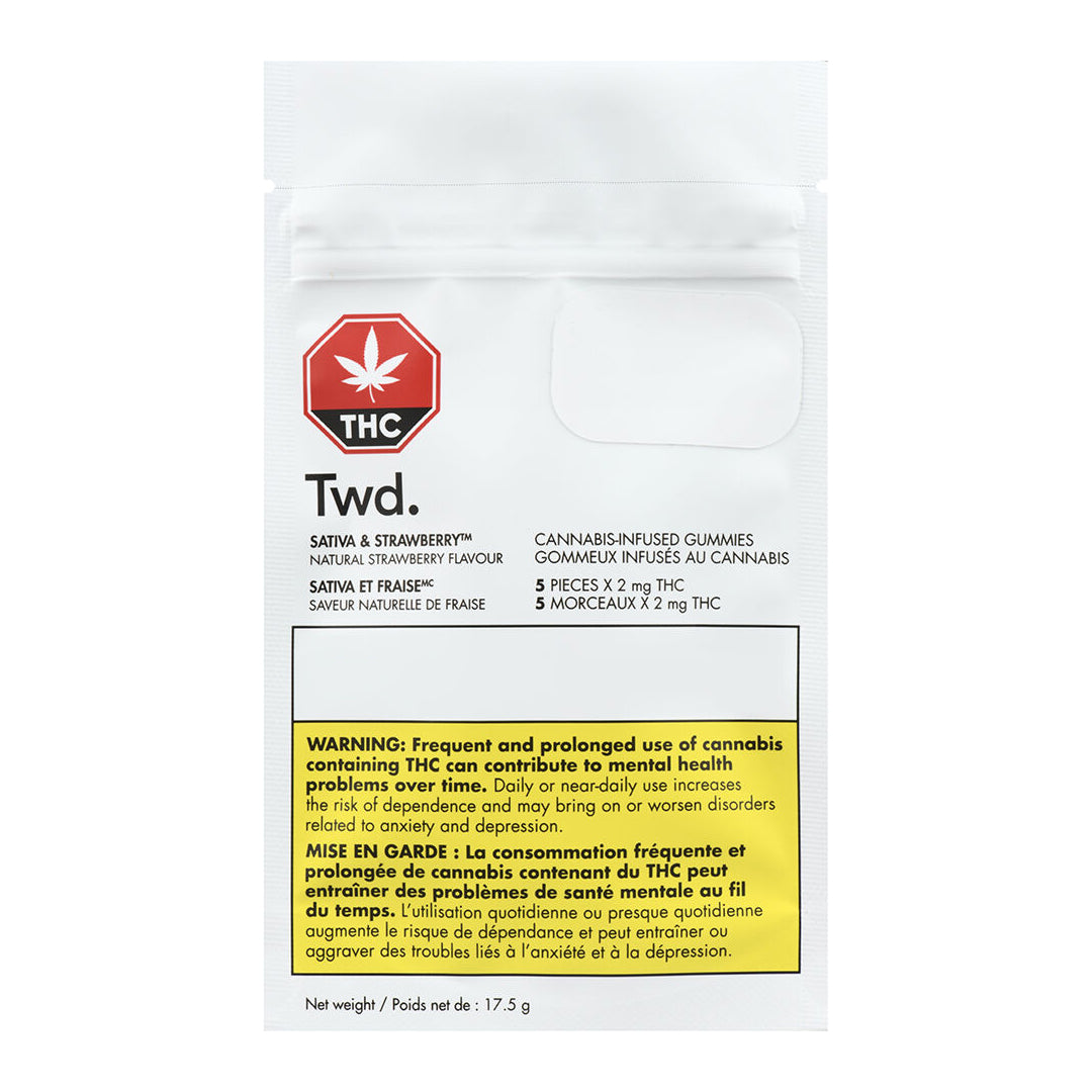 TWD. SATIVA AND STRAWBERRY (S) SOFT CHEWS - 3.5G X 5