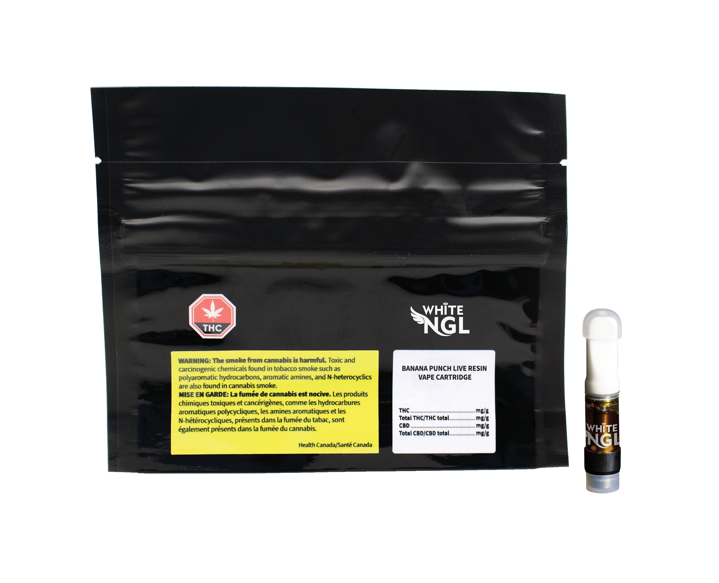 WHITE NGL BANANA PUNCH LIVE RESIN (IND) 510 - 0.5G