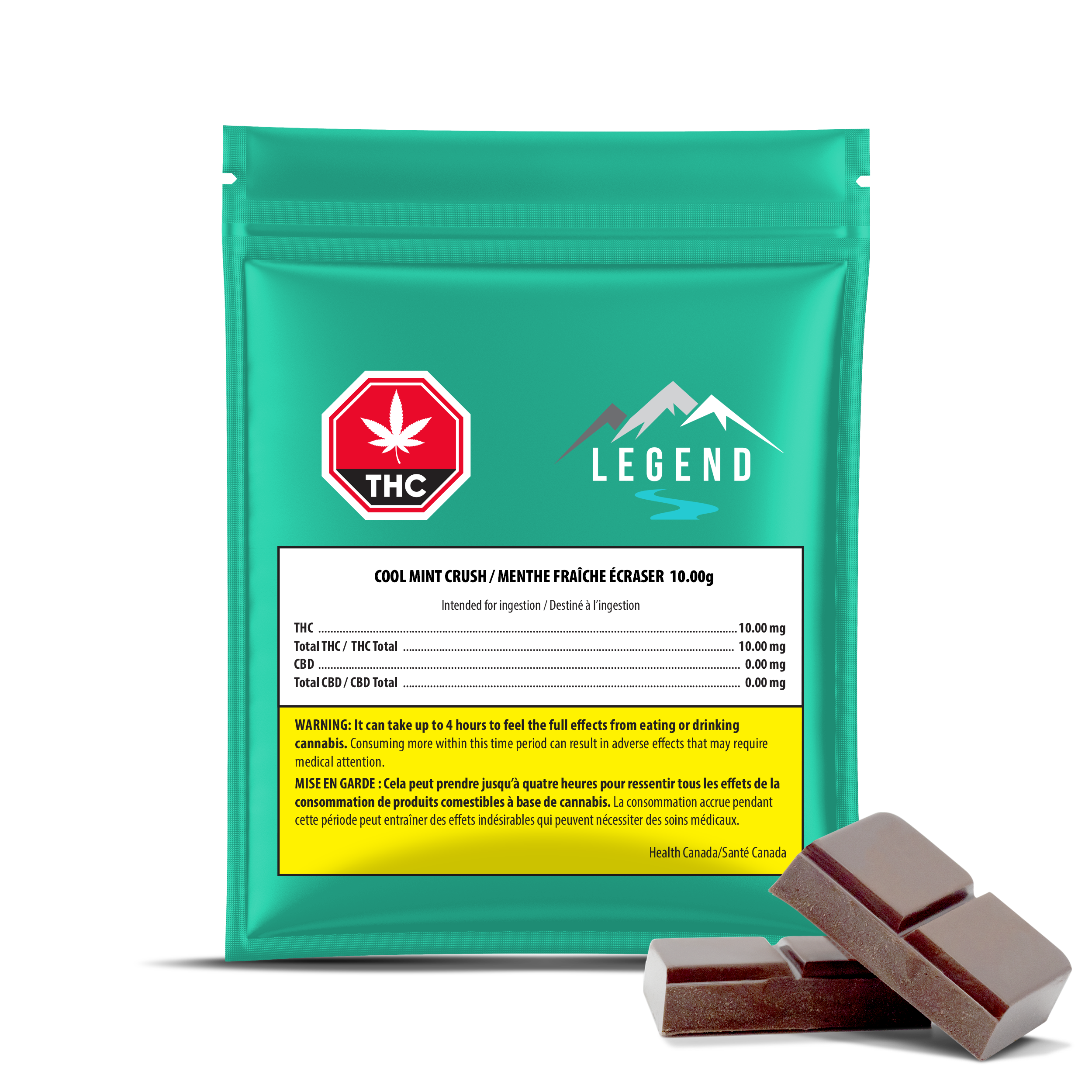 LEGEND COOL MINT CRUSH CHOCOLATE (H) CHOC - 10MG X 1