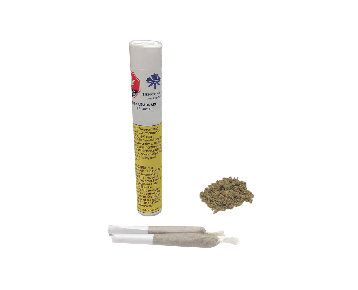 CRAFTPORT PINK LEMONADE (IND) PRE-ROLL - 0.5G X 2