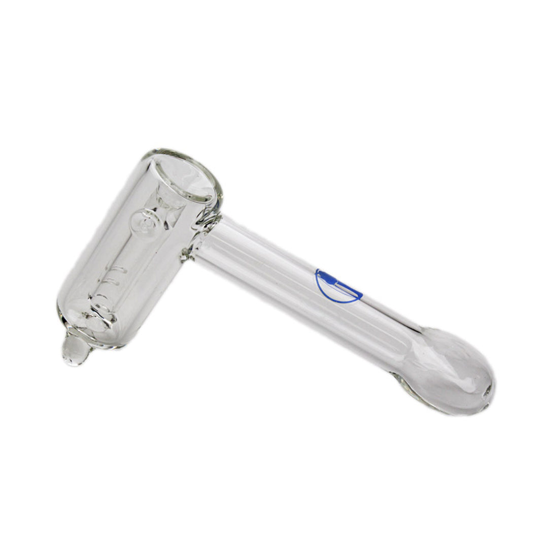 TREE GLASS 4.5" THIN SHOWERHEAD HAMMER GLASS BUBBLER