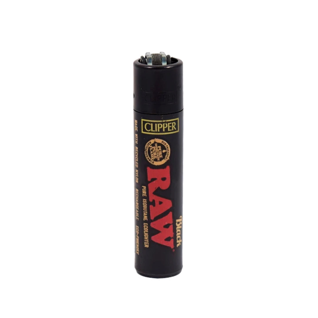 CLIPPER LIGHTER MICRO - RAW CLASSIC/BLACK