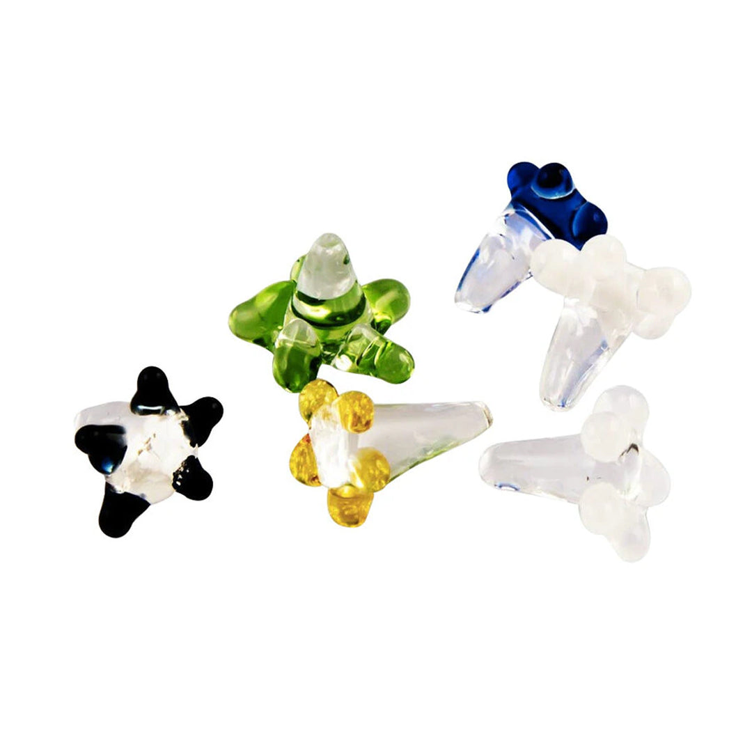 GLASS PIPE SCREEN FLOWER STYLE - 10PK