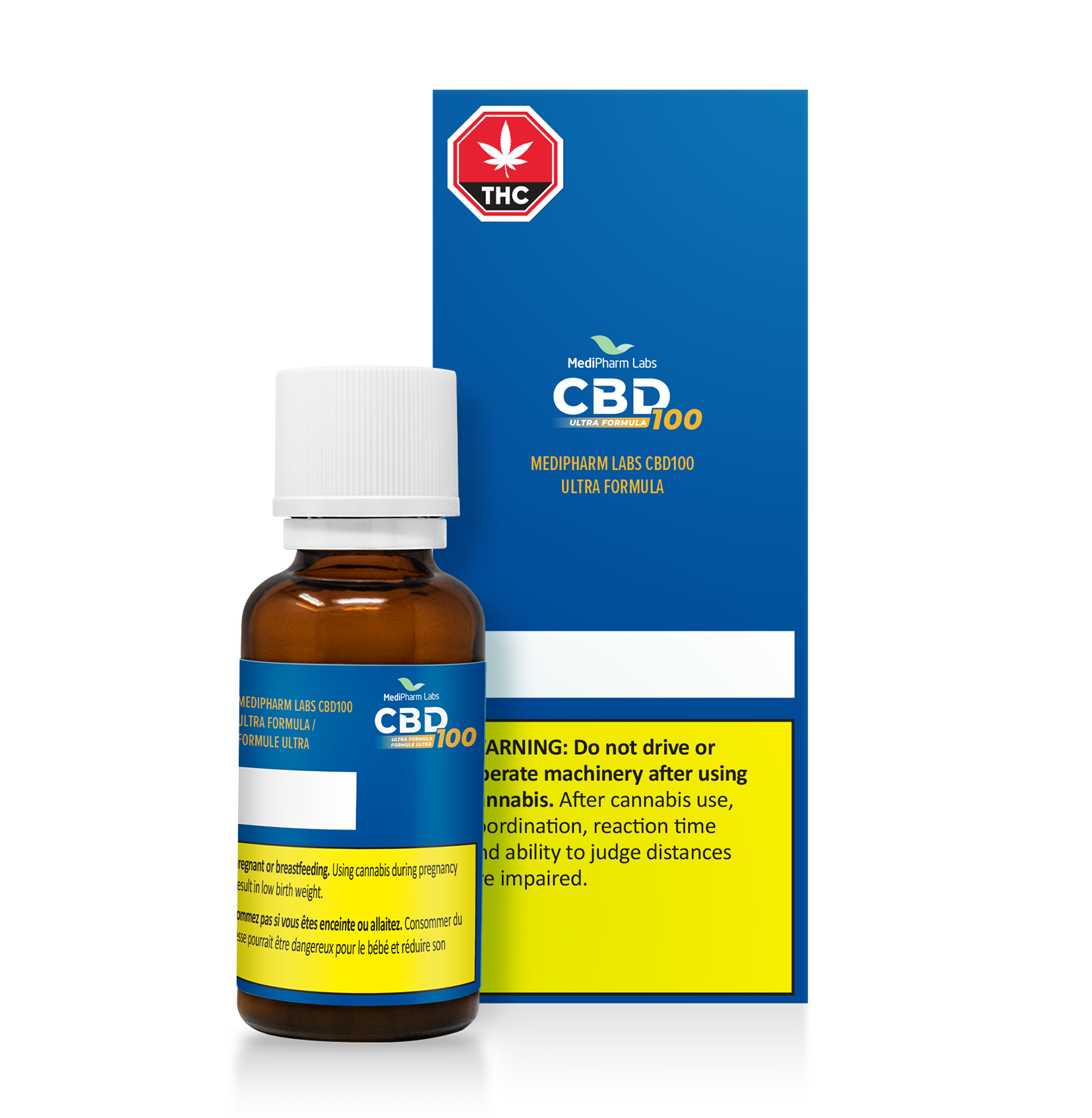 MEDIPHARM LABS CBD100 ULTRA (H) OIL - 30ML