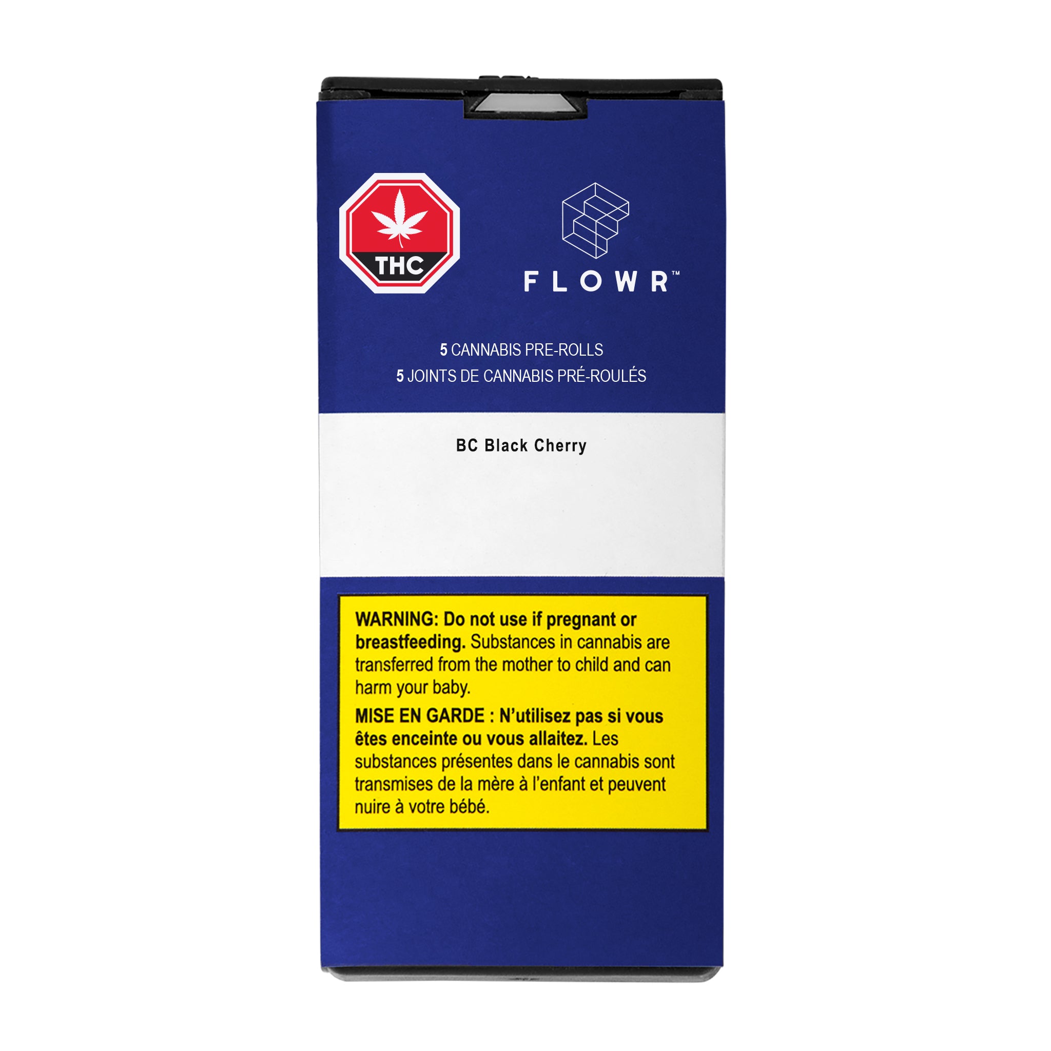 FLOWR BC BLACK CHERRY (IND) PRE-ROLL - 0.5G X 3