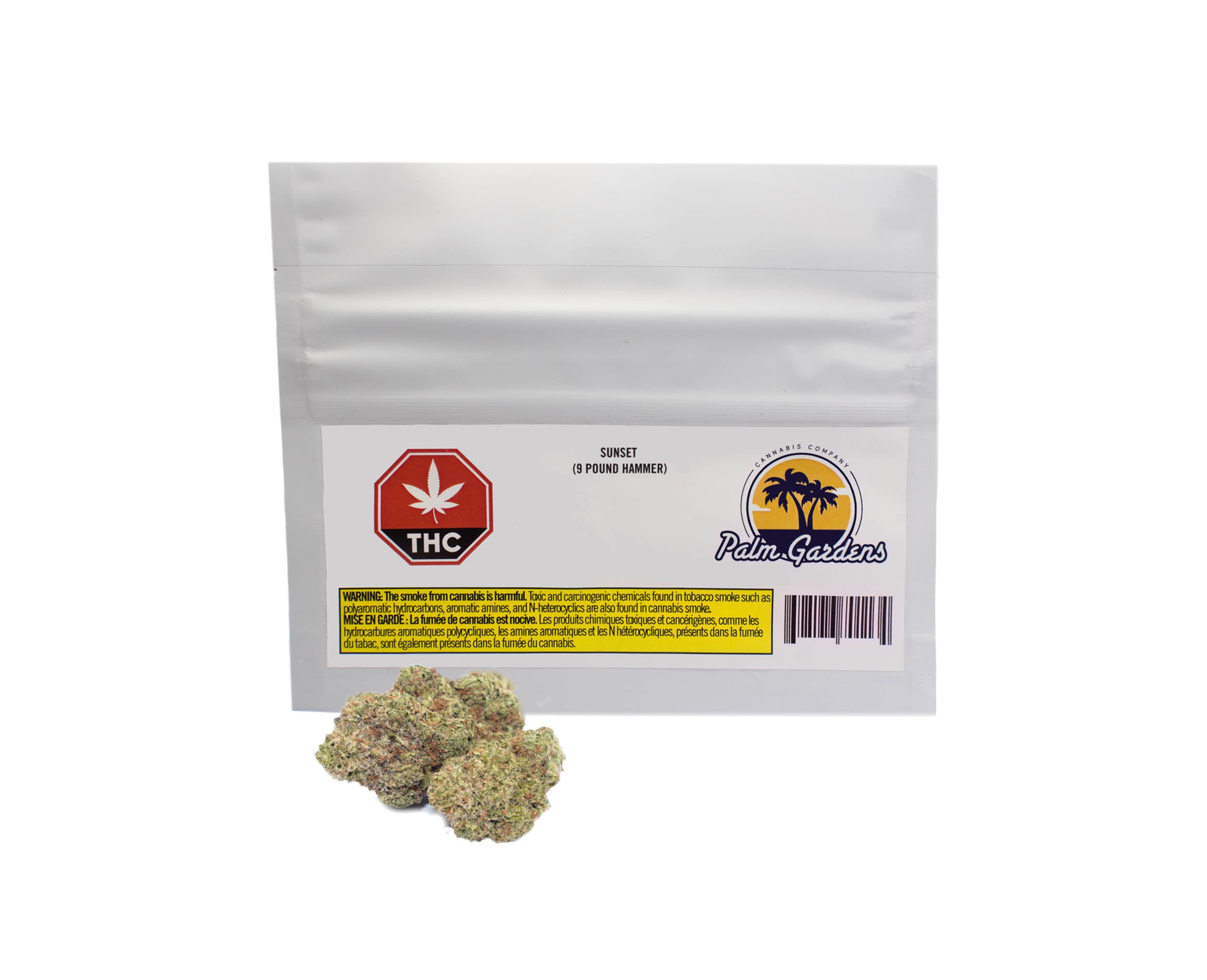 PALM GARDENS SUNSET (IND) DRIED - 3.5G