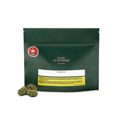 PURE SUNFARMS BLUEBERRY KUSH (IND) DRIED - 28G