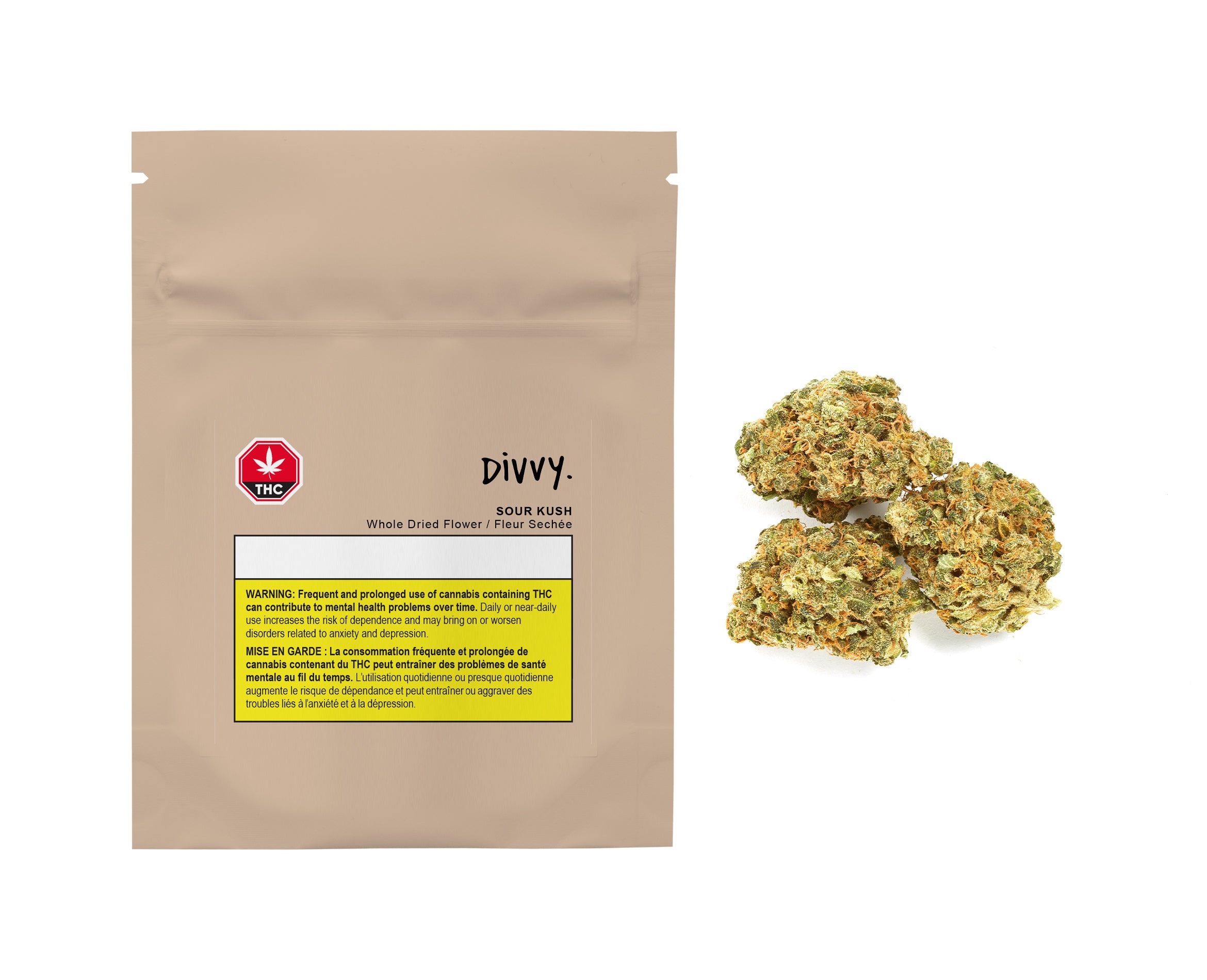 DIVVY SOUR KUSH (S) DRIED - 3.5G